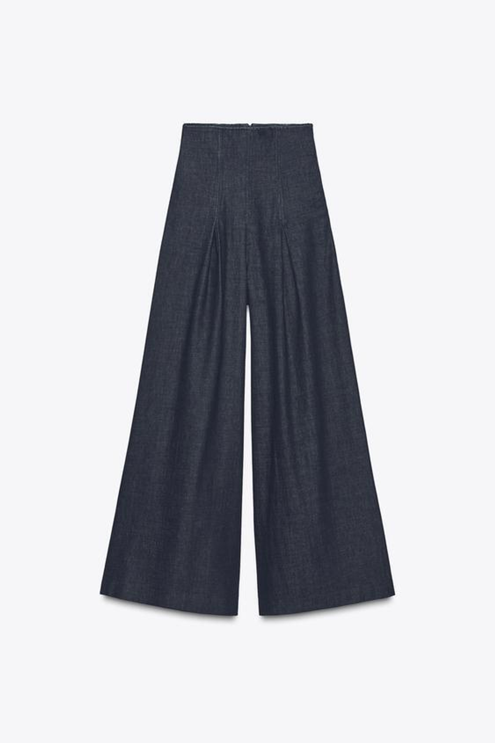 ZARA ДЖИНСЫ WIDE LEG С ОЧЕНЬ ВЫСОКОЙ ПОСАДКОЙ — ZW COLLECTION, СИНИЙ