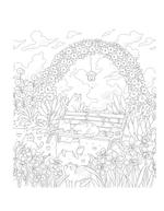 Sunlight of a spring day. Coloring Book