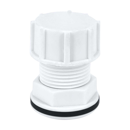 Штуцер (врезка) в бак (емкость) с прокладкой 1" (пластик),MP-У