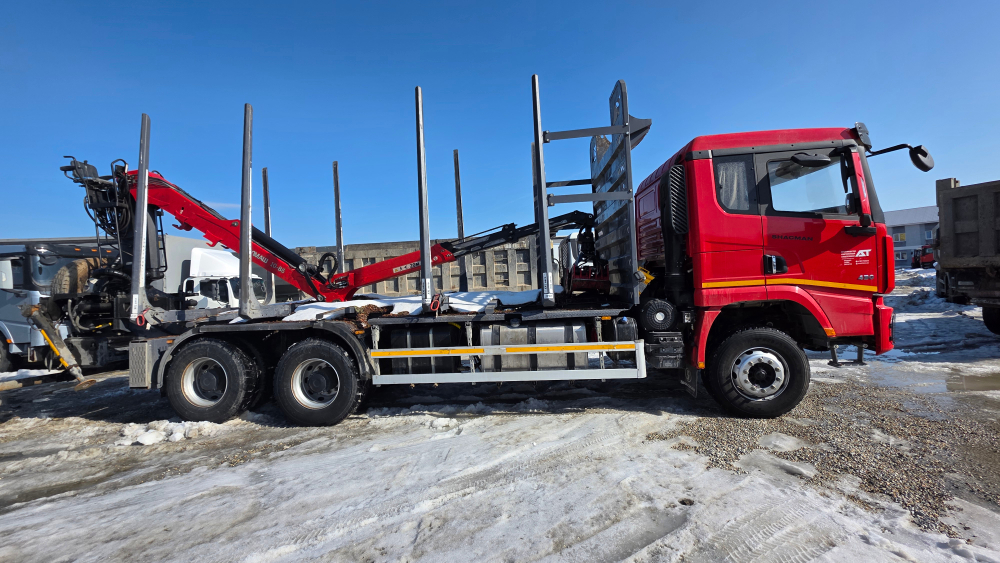 Shacman (Shaanxi) SX* 6x4 Сортиментовоз с КМУ ТF31SM (Дизельный, 11.6 л, 423 л.с. МТ)