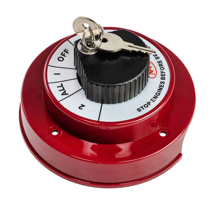 Выключатель массы "OFF-1-BOTH-2" (2 АКБ), 250А, ключ