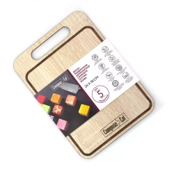 Доска разделочная с желобом 24x18см ComposeEat дуб светлый