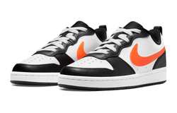 Женские кроссовки Nike Court Borough Low 2 'White Black Orange' BQ5448-115