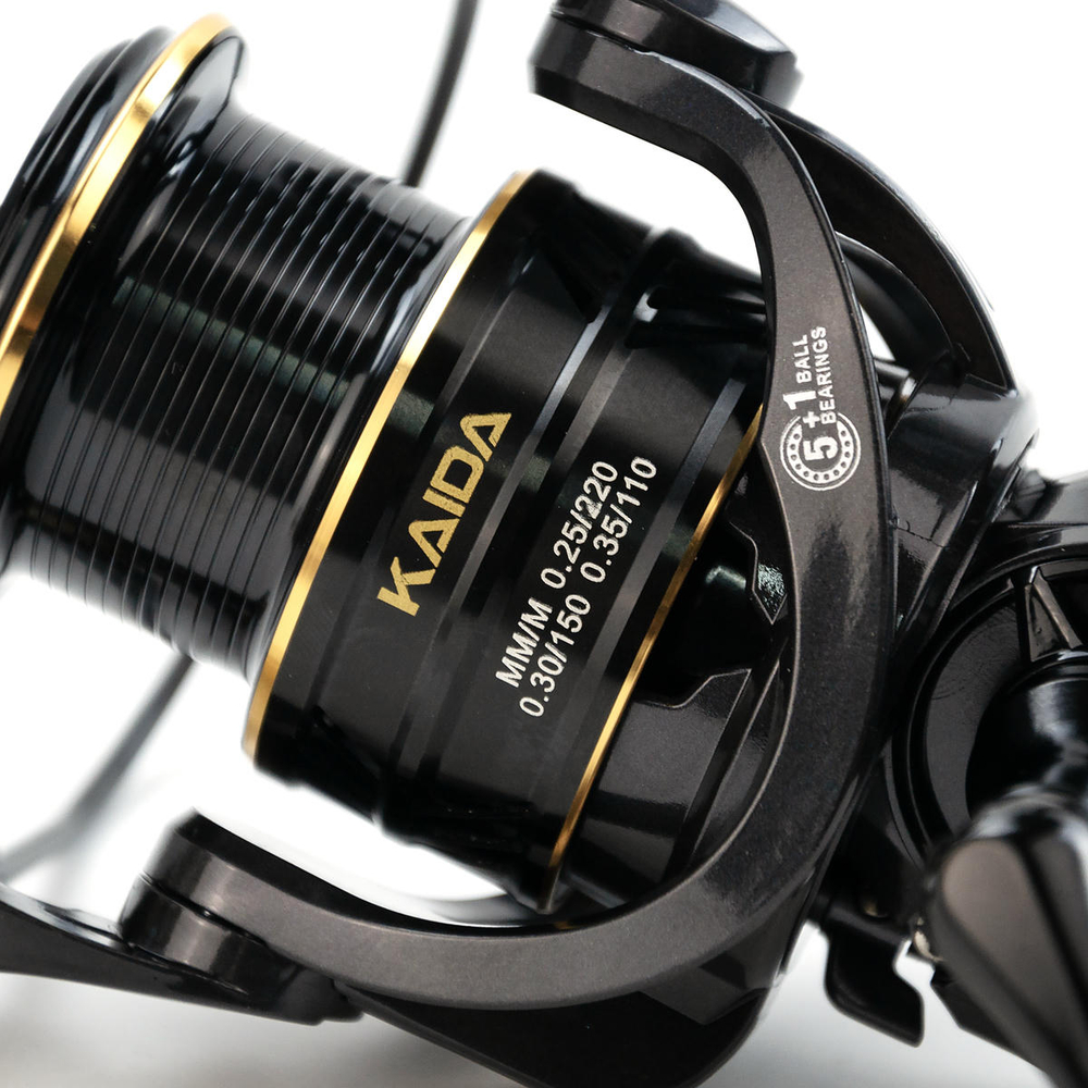 Безынерционная катушка Kaida ASTORE 4000F (5+1BB, мет. шпуля)