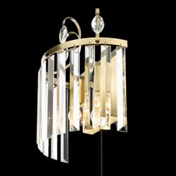 Citilux Инга CL335323 Бра хрустальное с выключателем Бронза