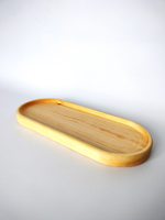 Поднос деревянный овальный сервировочный