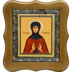 Анна Вифинская преподобная. Икона на холсте.