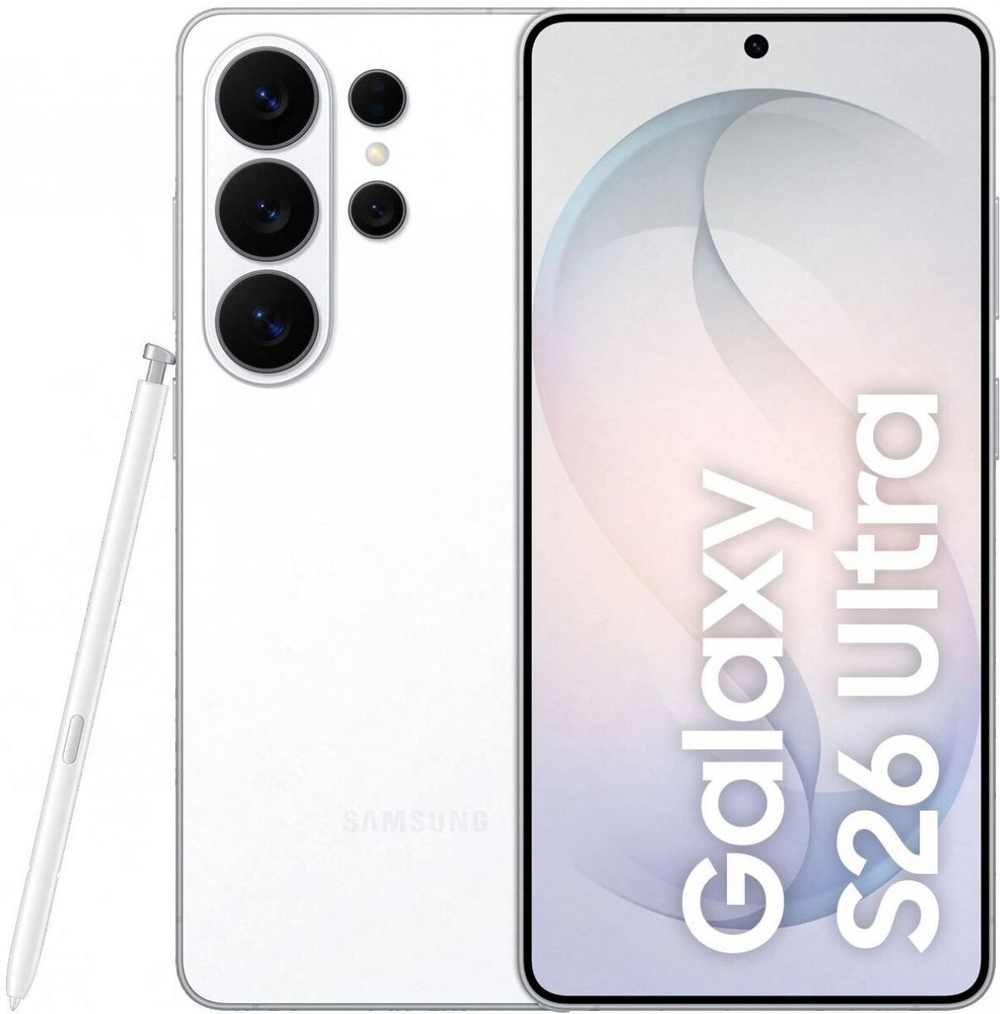 Смартфон Samsung Galaxy S26 Ultra 12/512Гб, Белый (SM-S948B)