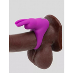 Эрекционное кольцо Happy Rabbit с вибрацией, фиолетовое, кейс в комплекте