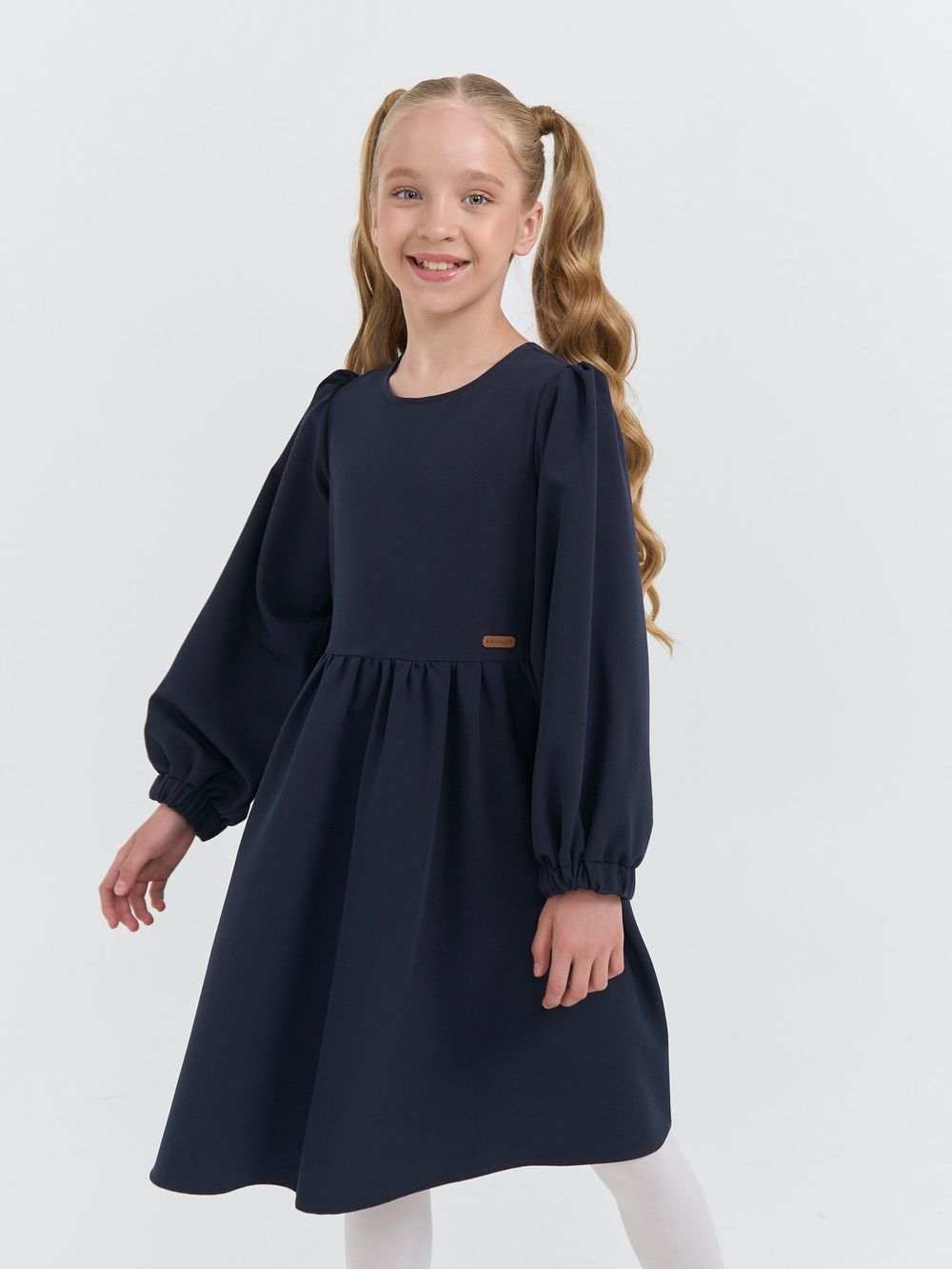 Платье "Темно-синее" 7+