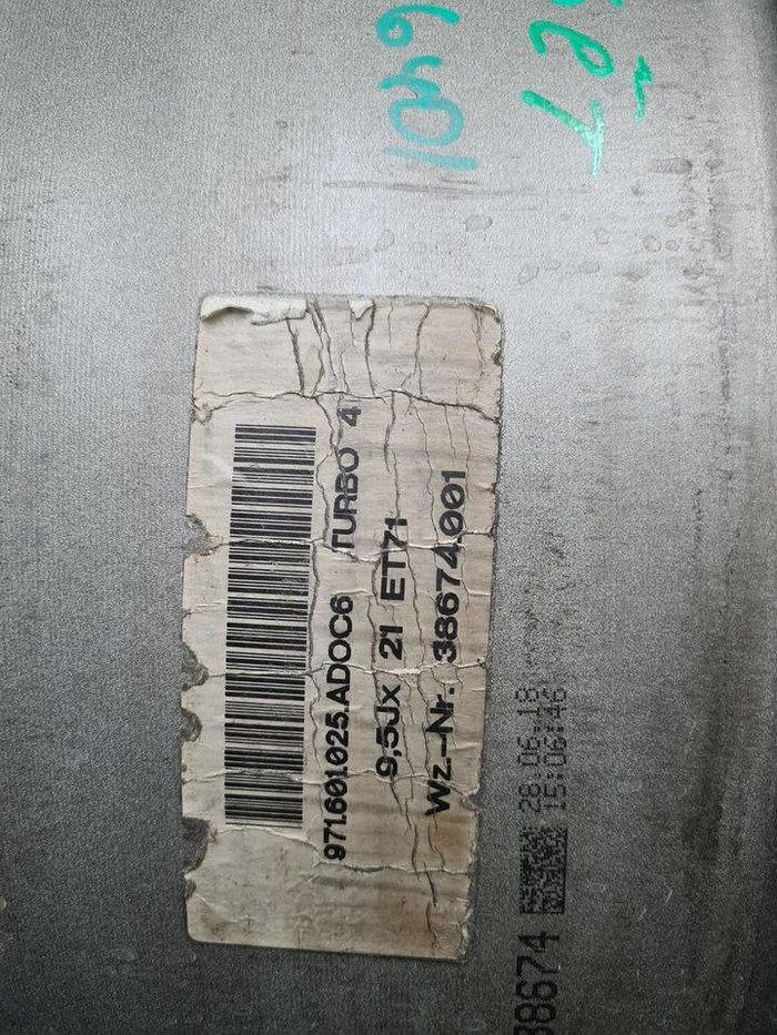 Диск литой R21 Porsche Panamera 971 (16-24) перед.