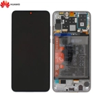 Huawei P30 Lite (MAR-LX1M) / Дисплей (в сборе с тачскрином и аккумулятором) (в рамке) (ORIG-SP)