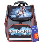 Ранец BRAUBERG STYLE c эргономичной спинкой, "Motocross", 35х28х18 см, 229925