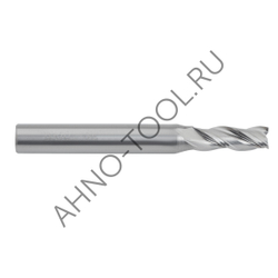 Фреза твердосплавная   6мм (L=50, l=18, хв=6) Z3 45° по алюминию и цвет.металлам BRAL-3E-D6.0 AHNO