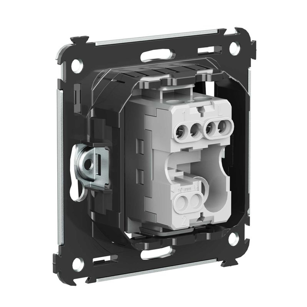 Выключатель 1-кл. СП Avanti "Черный матовый" DKC 4412103