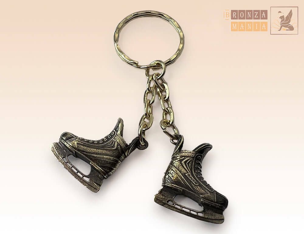 брелок Коньки хоккейные