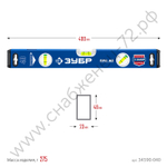 ЗУБР ПРО, 400 мм, уровень с усиленным профилем, Профессионал (34590-040)