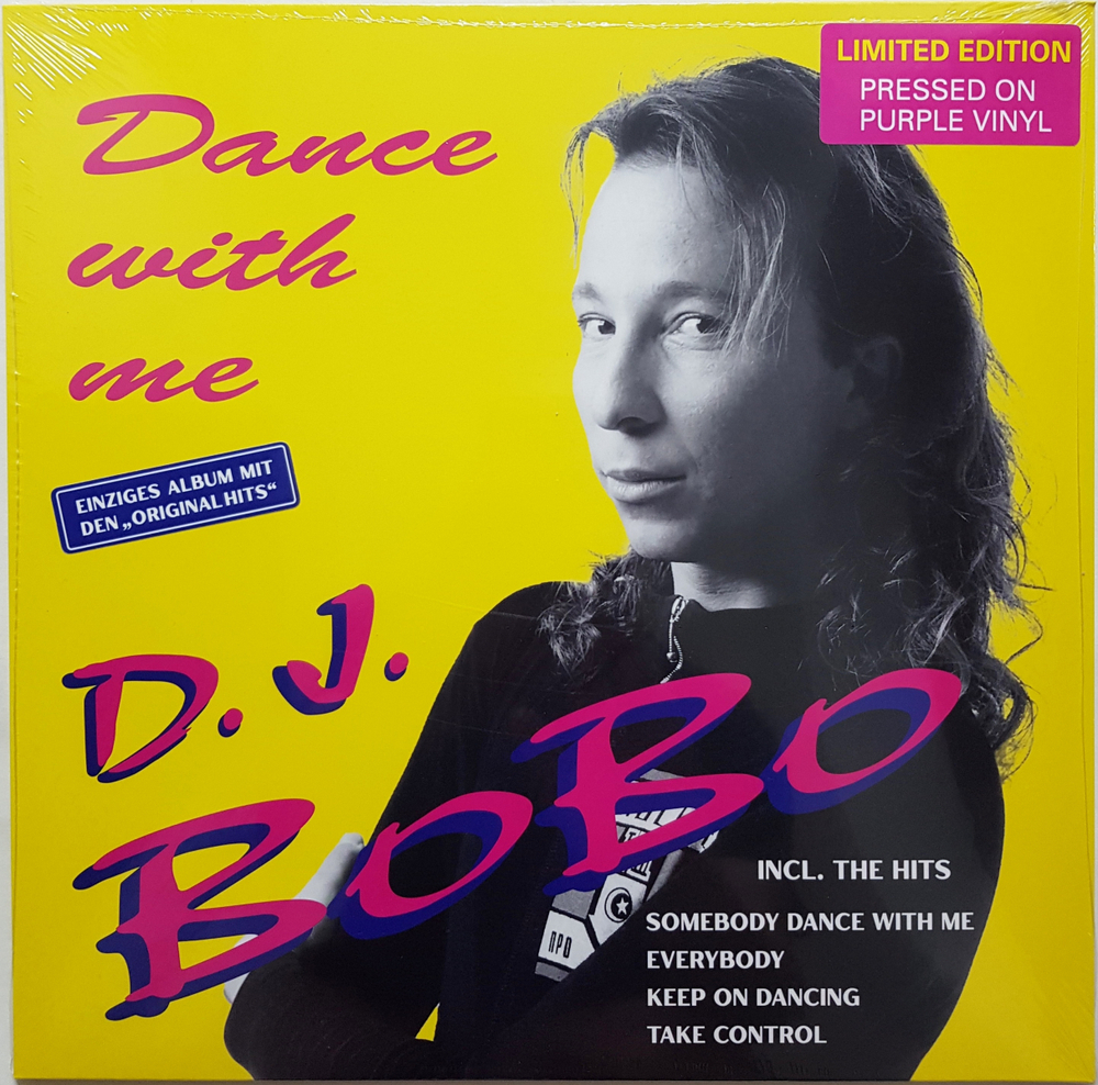 LP: DJ BoBo ‎— «Dance With Me» (1993/2023) [Limited Purple Vinyl]