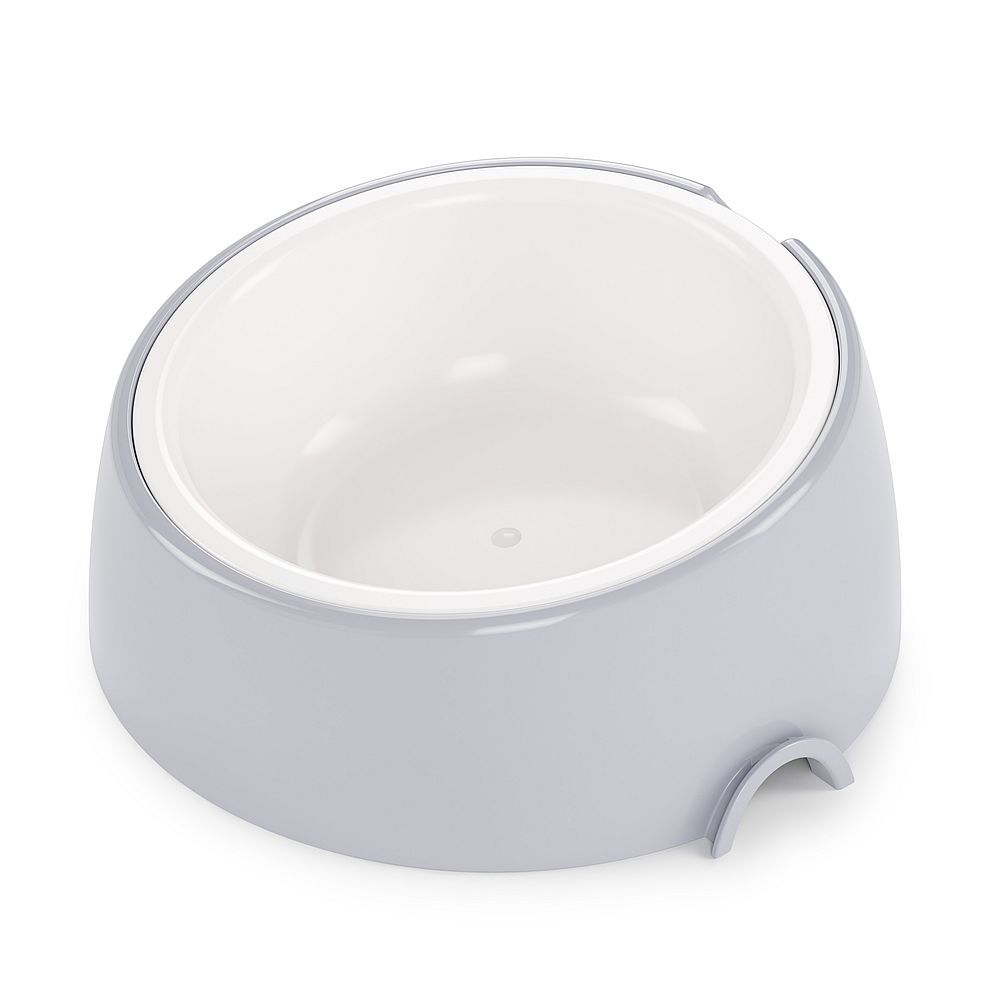 Лего-миска ALTA для животных с наклоном  0,3л серая