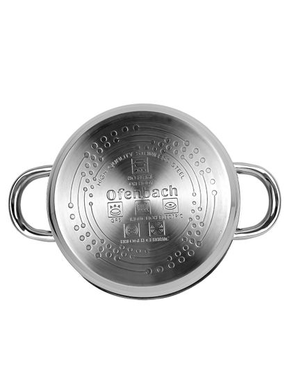 Кастрюля 2 л. из нержавеющей стали Ofenbach NB 100524 с крышкой