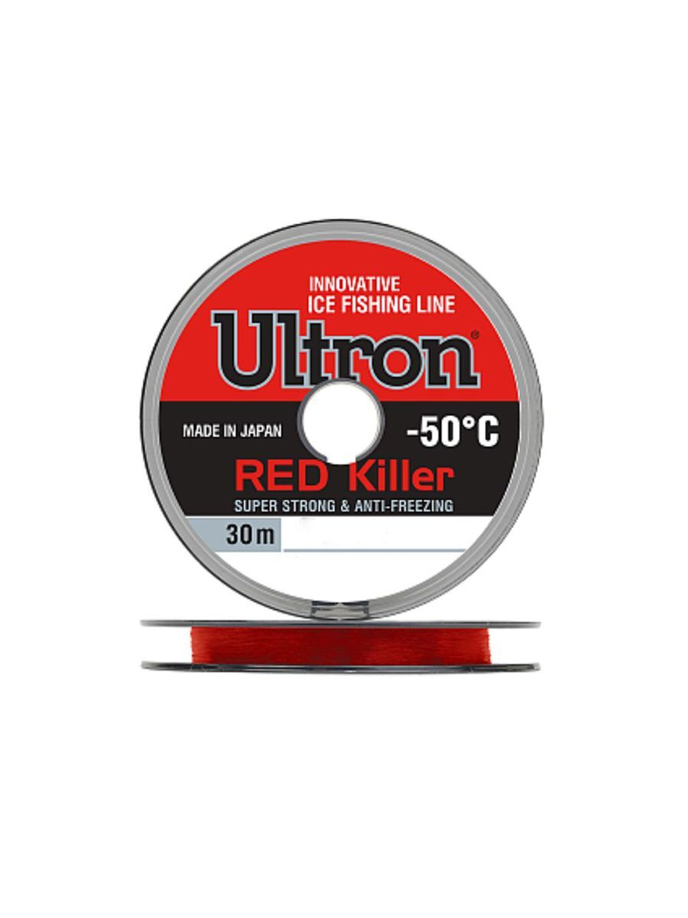 Монофильная леска для рыбалки ULTRON Red Killer