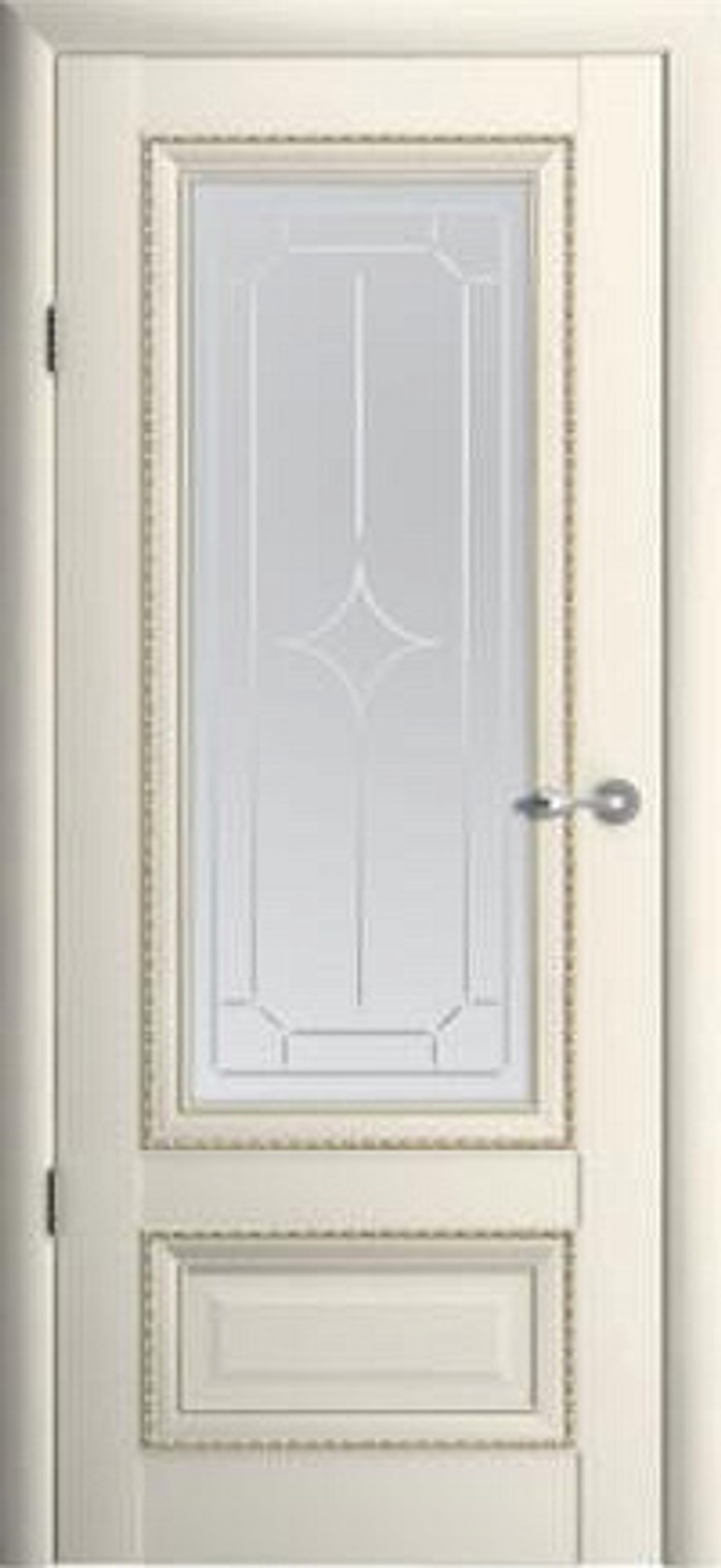 Межкомнатные двери Версаль 1, Vinyl, Ваниль