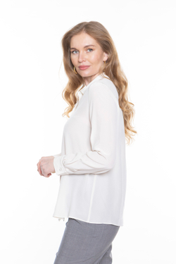 РУБАШКА ИЗ ШЕЛКОВОГО КРЕПДЕШИНА