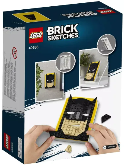 Конструктор LEGO Brick Sketches 40386 Бэтмен, 115 дет.