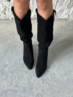 Казаки из натуральной замши