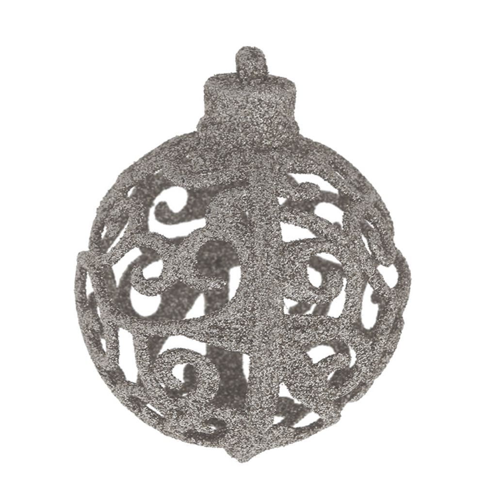 GAEM Набор из 3шт, Украшение новогоднее Шар "Трио фэнтези", D8 см, L8 W8 H9 см