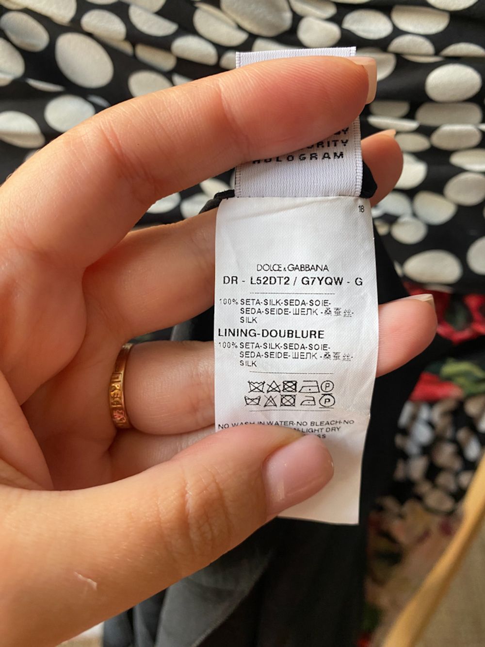 Шелковое платье Dolce&Gabbana, 128