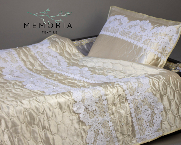 Комплект ритуальный "Валенсия-1" молочный