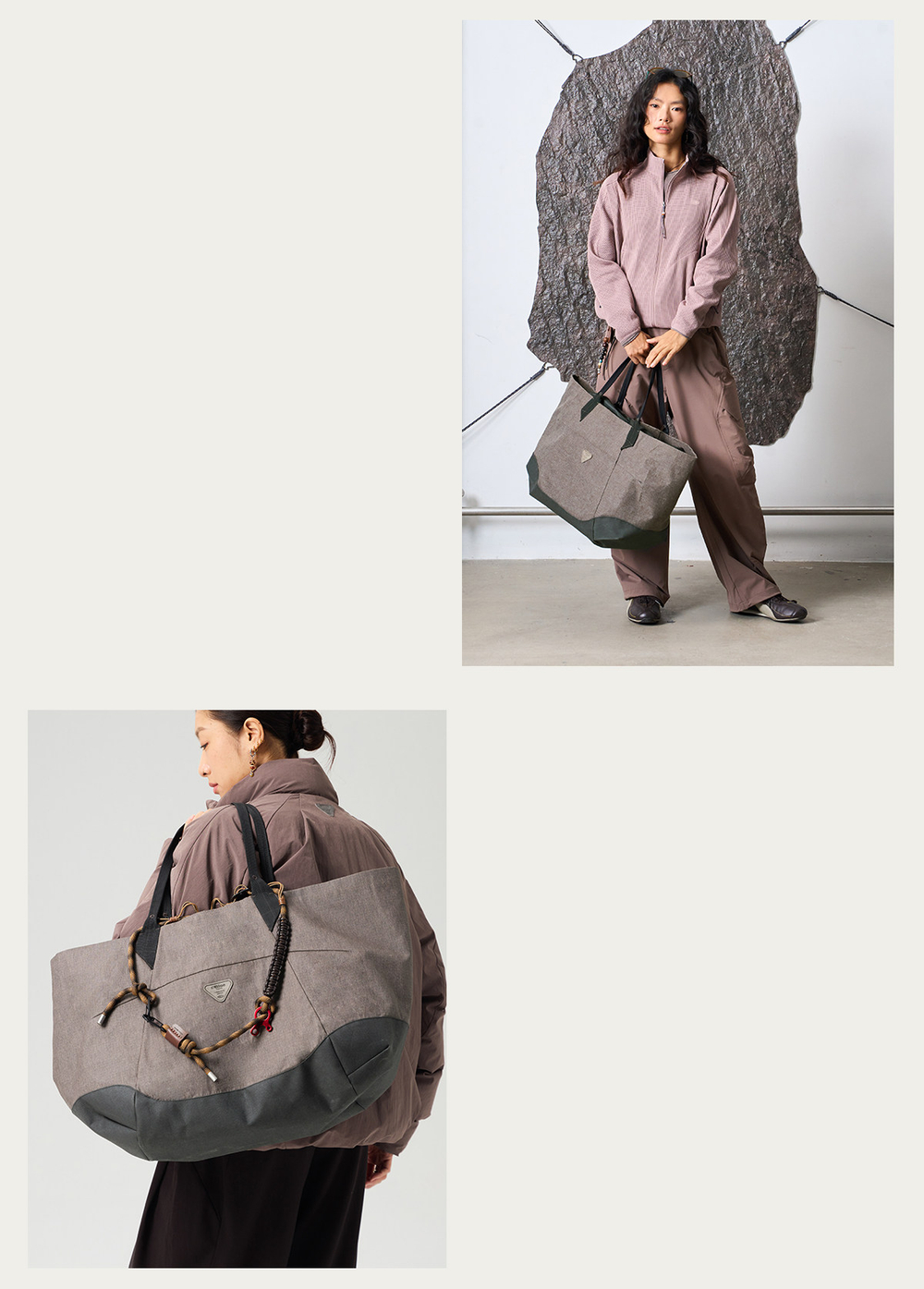 Сумка Nothomme Blue Minimalist Structured Tote Bag Urban Commuter Outdoor Sports Seam Sealing Waterproof Firm Large-Capacity Tote Bag