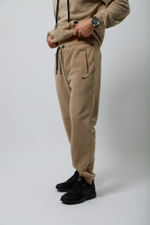 Штаны NIKE флис.5657В (беж.)