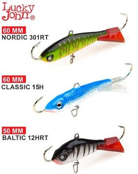 Балансиры Lucky John 3шт набор 9 MIX судак 2 3шт без тройника