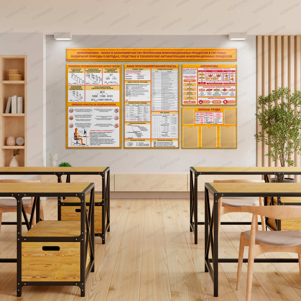 Комплект стендов Информатика с карманами 1472