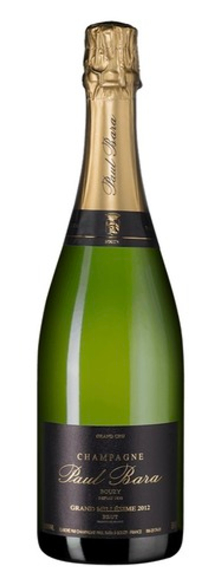 Шампанское Grand Millesime Brut Grand Cru Bouzy Paul Bara, 0,75 л.