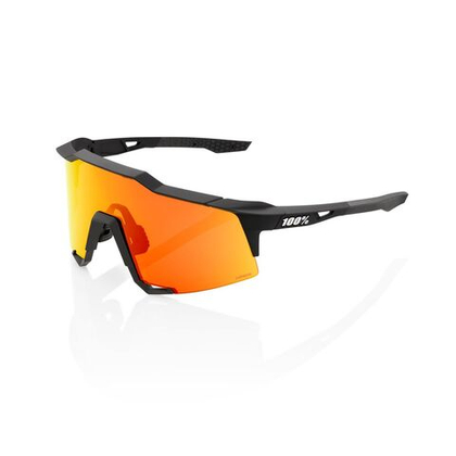 Спортивные очки с диоптриями 100% SPEEDCRAFT Soft Tact Black - HiPER Red Mirror Lens