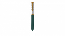 Перьевая ручка Parker 51 Premium Forest Green GT, перо: F чернила: Black,Blue, в подарочной упаковке.