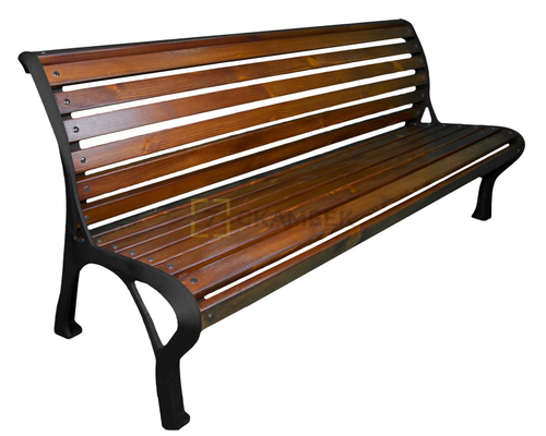 Скамейка парковая «Екатеринбург» (0,6 м термобереза,30х60)