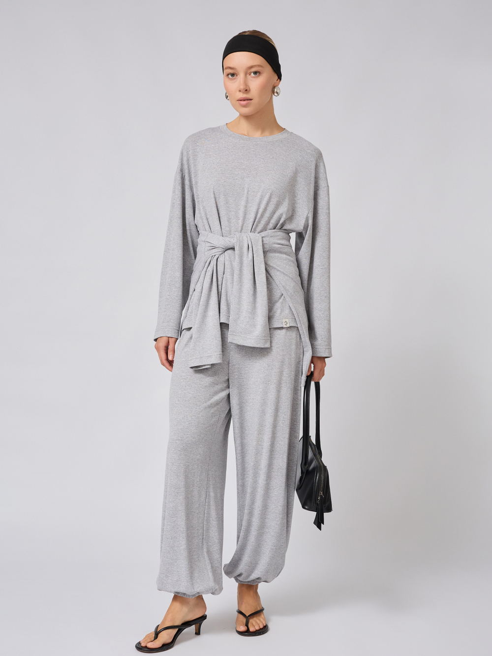 Брюки алладины из вискозы