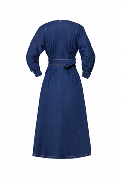 Платье джинсовое приталенного силуэта 14-03-22 SS