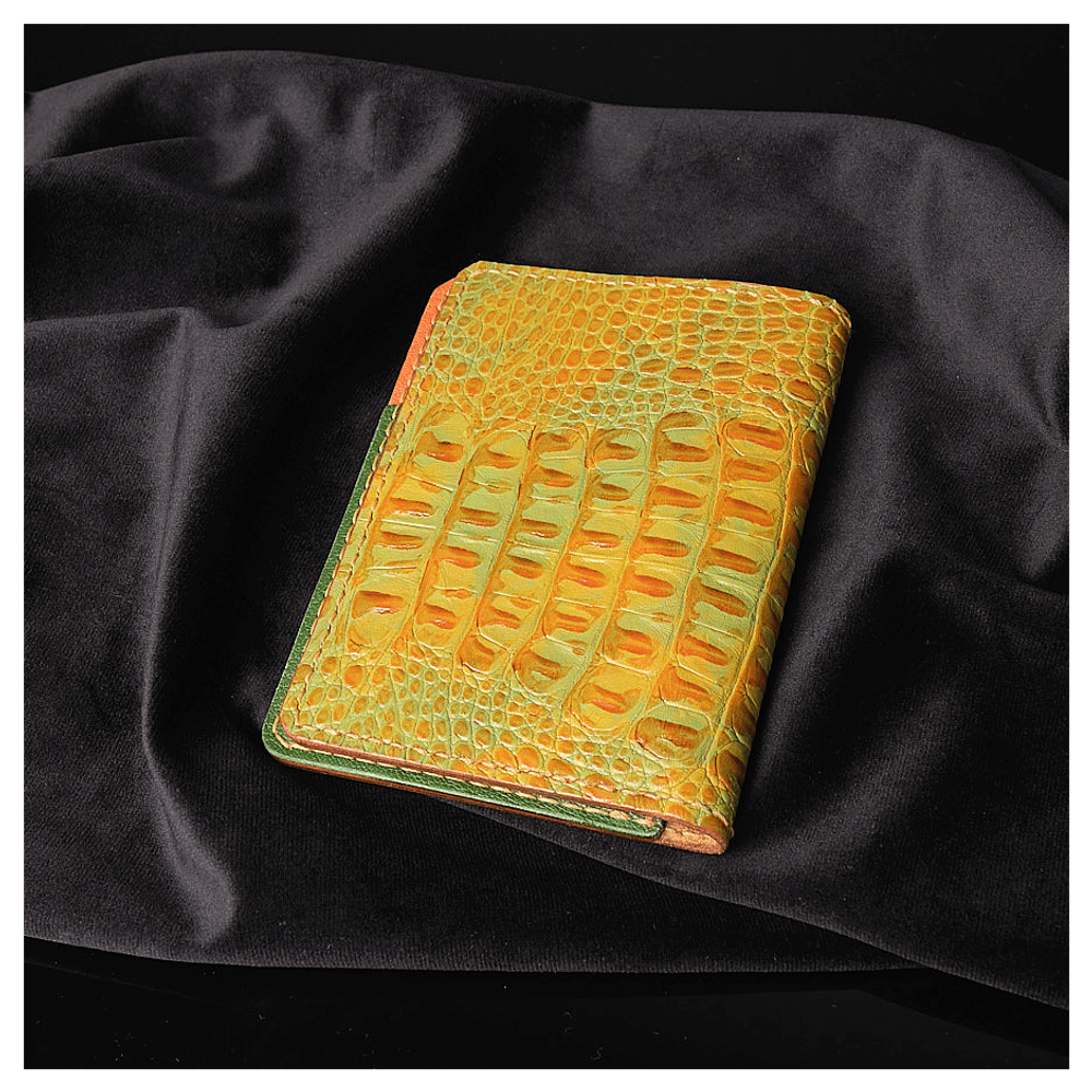 Кожаная обложка на паспорт «Лисичка»