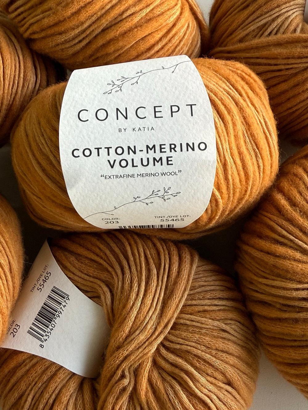 Cotton Merino Volume (203/оранжевый)