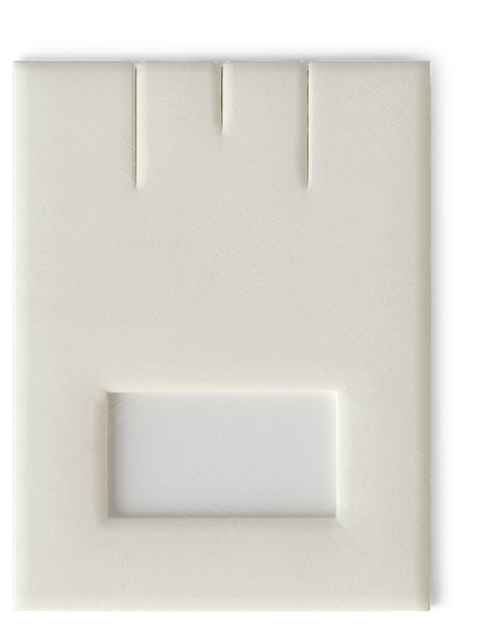 Вкладыш 08/наклонный/для серег/подвески/2 прорези/окошко для бирки/прорезь для нитки