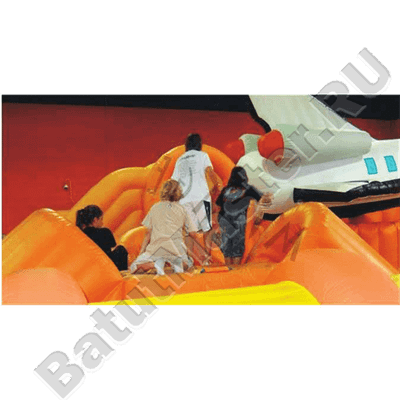 Коммерческий надувной батут "Ракета" 30*20*8 м