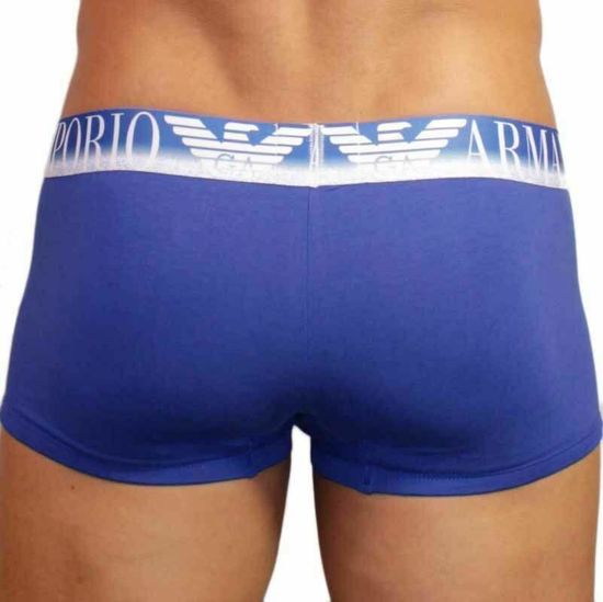 Мужские трусы боксеры Emporio Armani Blue Boxer