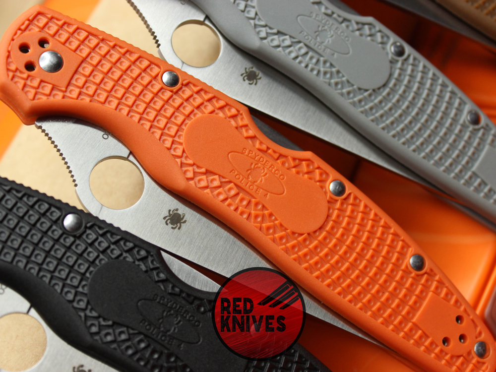 Нож Spyderco Police LTW - рукоять оранж A+++