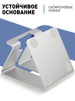 Металлическая подставка ROSCO для смартфона оптом (арт. PHONE-STAND-SILVER)