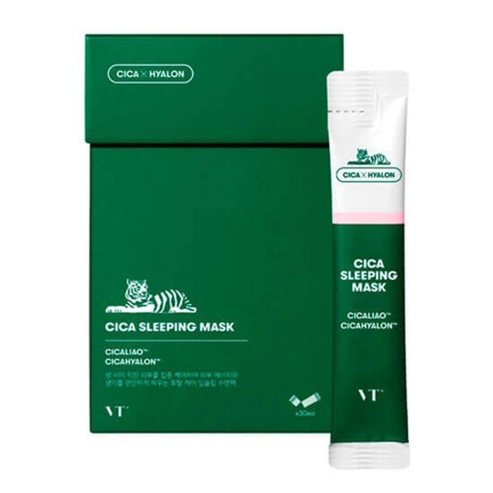 VT Cosmetics Cica Tone-Up Sleeping Mask ночная маска для лица с эффектом сияния кожи
